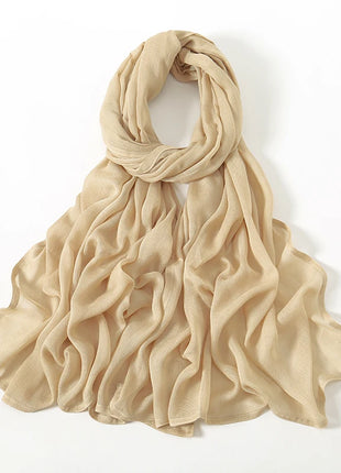 Fashion Modal Hijab Rayon Cotton Shawls Muslim Hijabs For Women Plain Scarf Big Size Headscarf Islamic Turban Headband 190*85cm