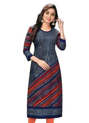 Muslim Dress Kurt Women's Fashionable And Elegant National Style Slit Hem Straight Tube Casual Abito Donna Musulmana