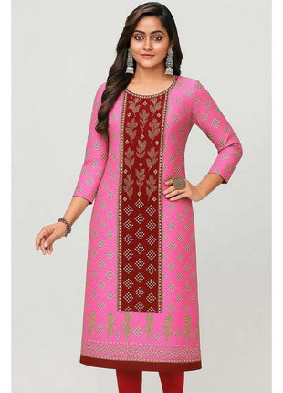Muslim Kurt Fashionable Dress With Straight Tube Casual National Style Design Abito Donna Musulmana Girls Prayer Dress
