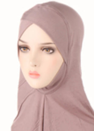 2024 Muslim stretch Turban cap Full Cover Inner Hijab Caps Islamic Underscarf Bonnet Solid Modal Under Scarf caps turbante mujer