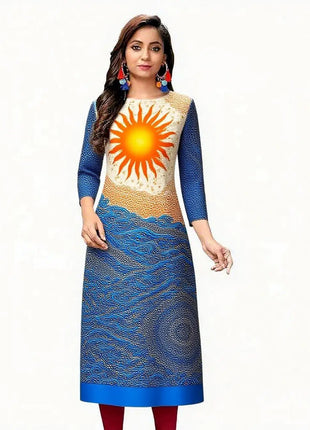 Muslim Women Kurtta Casual Fashion Dress Straight Tube Casual Ethnic Peacock Mandarin National Style Regular Women Turkish Abaya