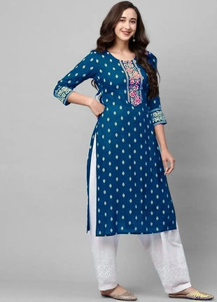 Women's Kurt Fashionable And Elegant Long Sleeved Straight Tube Casual O-neck Peacock Pattern Kaftan Marroqui Mujer