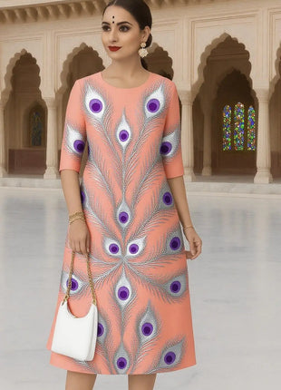 Muslim Women's Kurt Fashionable And Elegant Turkish Abaya Straight Tube Casual Kurtta Turkish Abaya Kaftan Marroqui Slit hem
