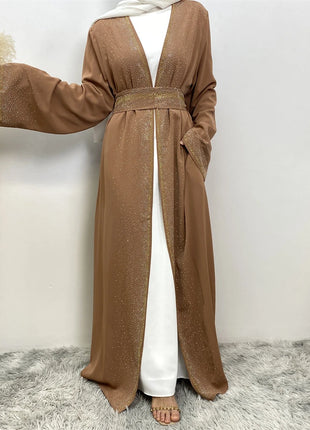 Ramadan Eid Dubai Open Black Muslim Kimono Abaya Damen Turkey Islam Abayas For Women Dress Kebaya Robe Femme Musulmane Kaftan