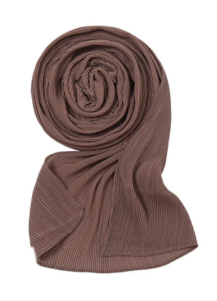 Big Size Pleated Chiffon Hijab Scarf for Muslim Women Turban Pashmina Shawls and Scarves Women Bandana Headband Hijabs Headscarf