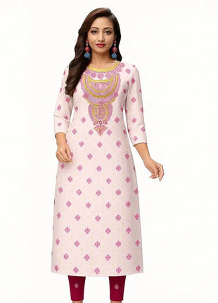 Muslim Dress Kurt Women's Fashionable Elegant Straight Tube Casual Flowers Color Elephant Pattern Abaya Femme Dubaï Slit hem