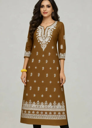 Muslim 2026 Kurtta Women's Fashionable Comfortable Dress Straight Tube Abito Donna Musulmana Islamic National style Slit hem