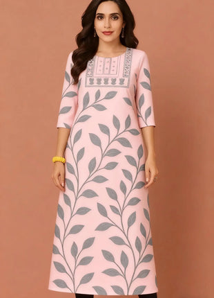 Muslim Dress Kurt Women's Fashionable And Elegant Turkish Abaya Straight Tube Casual RSlit Hem Abito Donna Musulmana