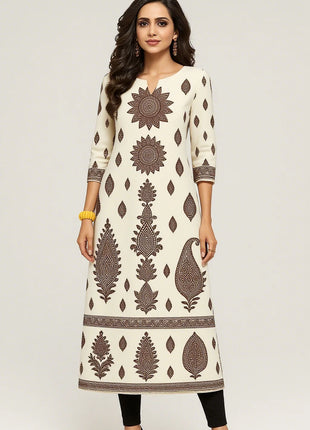 Muslim Dress Kurt Women's Fashionable And Elegant Straight Tube Casual Round Neck Colorful Peacock Pattern Dress Abiti Lunghi