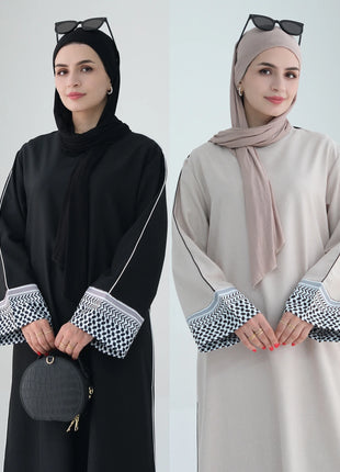 2025 Ramadan Gorgeous Muslim Middle East Abayas Women Elegant Cardigan Fashion Robe Dubai Luxury Eid Islam Long Dress Kaftan