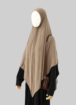 145*145cm Large Size Jersey Modal Square Scarf Stretchy Muslim Instant Hijab Layer Khimar Eid Islamic Women Prayer Headscarf