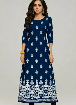 National style Kurt Women's Fashion Comfortable Slit hem Straight Ethnic Abito Donna Musulmana Girls Prayer Dress Turkish Abaya