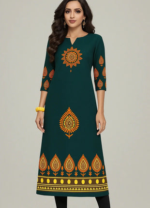 Dress Kurt women's Fashionable Long Sleeved Straight Tube Casual Elephant Pattern 2026 robe marocain islamic prayer clothes