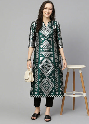 Muslim Women Casual Fashionable Comfortable Kurt Dress Straight Tube Ethnic All Occasions Such As Birthday Wedding Aidilfitri