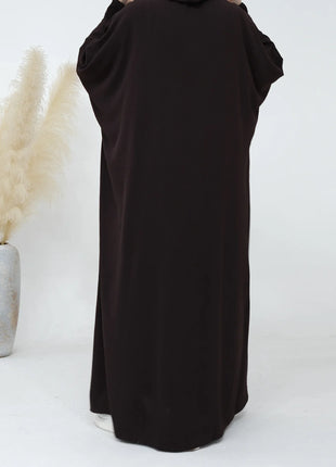 2024 Clothes for Muslim Women Fashion Summer Autumn Muslim Long Sleeve Solid Color Long Abaya Hijab Dress Kaftan Abaya Dubai