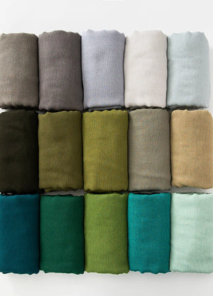 61 Colors Soft Cotton Viscose Scarf Rayon Material Muslim Hijab Mid Eastern Plain Solid Color Headscarf With Tassel