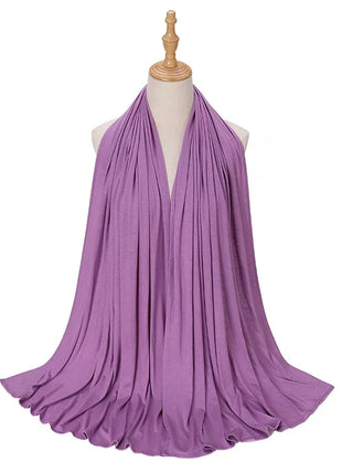 Big Size Jersey Hijabs for Woman Turban Mercerized Cotton Hijab Scarf Shawl Turbans for Women Headscarf Scarves Ramadan Foulard