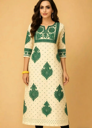 Muslim Kurt Women's Casual Fashion Dress National style Straight Tube Casual Ethnic Flower Kaftan Moroccan Women Robe