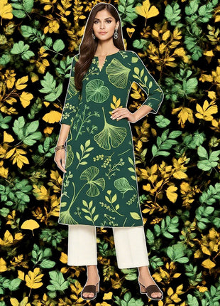 Muslim Kurt Women's Fashion Comfortable Long Sleeve Straight Casual Ethnic Peacock Pattern New Dress Ladies Abaya Muslim