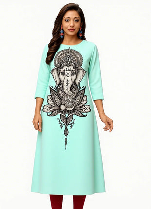 Muslim Women's Casual Fashionable Comfortable Straight Tube Casual Ethnic Peacock National style Marokkanische Kleider Kaftan