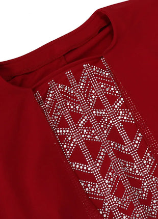 Eid Muslim Party Dress for Women Fake 2 Piece Diamond Ramadan Abaya Belt Flare Sleeve Kaftan Vestidos Largos Dubai Robe Jalabiya