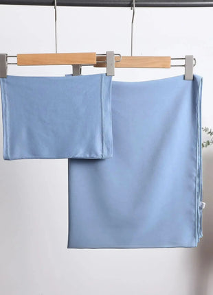 2 Piece Set Chiffon Hijab Matching Undercap Chiffon Scarf with Matching Underscarf Shawls Scarves Head Scarf Headwraps for Women