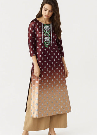 Muslim Kurt Casual Fashion Slit hem Straight Tube Casual Ethnic Turkish Abaya Women Abito Donna Musulmana Girls Prayer Dress