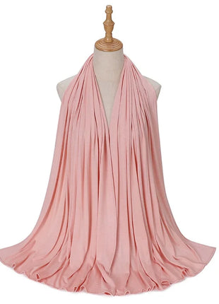 Big Size Jersey Hijabs for Woman Turban Mercerized Cotton Hijab Scarf Shawl Turbans for Women Headscarf Scarves Ramadan Foulard