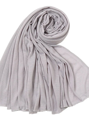 Hot Muslim Fashion Woman Soft Hijabs Scarf Shawl Plain Cotton Jersey Scarves Turban Women Long Shawls Head Wrap Headband Abaya