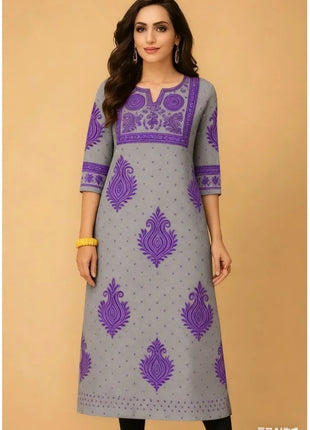 Muslim Flowers Kurt Christmas Women's Casual Fashion Comfortable Dress Long Sleeve Straight Tube Casual Ethnic Arabian Dress