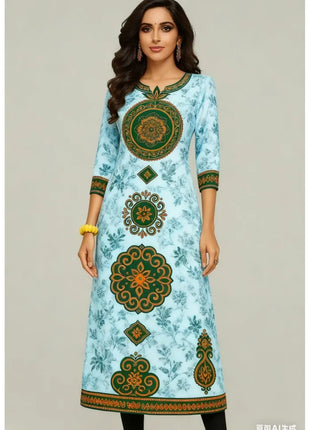 Muslim 2026 Kurt Women's Fashionable And Comfortable Dress With Straight Tube Casual Multiple Designs Islamic Clothing