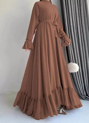 Eid Muslim Dress Women Abaya Jalabiya Sashes Ramadan Morocco Dubai Abayas Modest Arab Long Robe Kaftan Islam Party Vestidos 2024