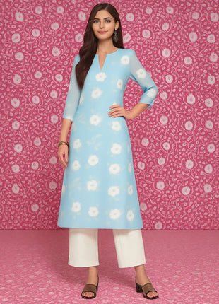 Muslim Women Kurt Fashionable And Elegant Straight Tube Casual Flowers Pattern New Comfortable Dress Islamitische Dames Kleding