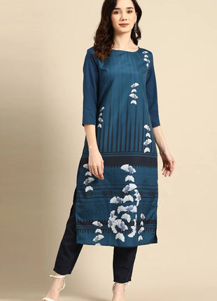 Muslim Kurtta Women's Fashionable Comfortable Kurt Dress 2026 Straight Tube Slit hem Peacock Casual Ethnic Middle Eastern Arabic