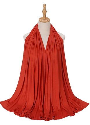 Big Size Jersey Hijabs for Woman Turban Mercerized Cotton Hijab Scarf Shawl Turbans for Women Headscarf Scarves Ramadan Foulard