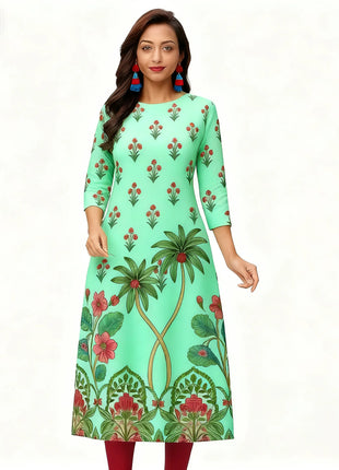 Muslim Women's Fashionable Comfortable Kurt Dress Slit hem Straight Tube Casual Ethnic Abaya Abito Donna Musulmana Turkish Abaya