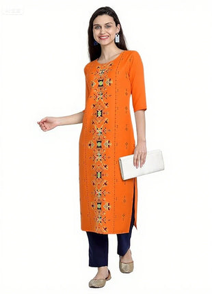 Muslim Women's Turkish Abaya Kurt Straight Tube Ethnic Slit hem Takchita Dress Abito Donna Musulmana Girls Prayer Dress