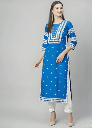 Muslim Women's Fashionable Comfortable Kurtta Dress Slit Hem Straight Tube Casual Ethnic Abaya Women Dress Abaya Turkish Abaya