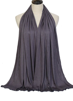 Premium Modal Cotton Jersey Hijab Scarf Muslim Long Shawl Women Plain Soft Turban Tie Head Wraps Africa Female Headband 170x60cm