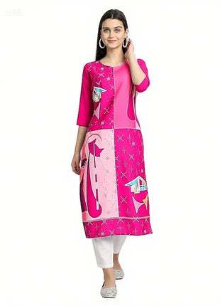 Muslim Kurtta Women's Turkish Abaya Comfortable Kurt Dress Straight Tube Slit hem Peacock Casual Ethnic Middle Eastern Arabic