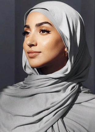 Fashion Modal Hijab Rayon Cotton Shawls Muslim Hijabs For Women Plain Scarf Big Size Headscarf Islamic Turban Headband 190*85cm