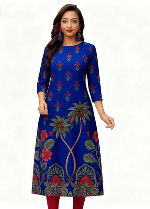 Muslim Kurtta Women's Fashion Comfortable Dress Straight Tube Ethnic Vestiti Marocchini Donna Abito Donna Musulmana Slit hem