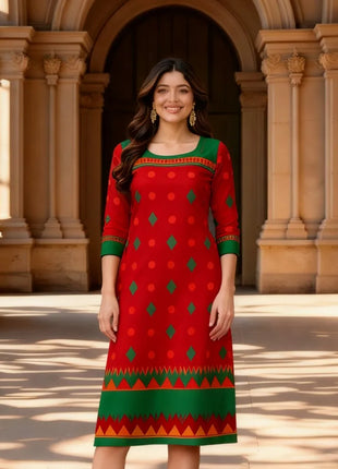 Muslim Peacock Kurtta Women Casual Fashion Dress National style Straight Tube Casual Ethnic Abito Donna Musulmana Turkish Abaya
