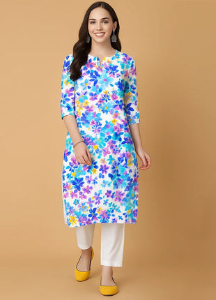 Muslim Kurt Women's Casual Fashion Dress Long Sleeved Straight Tube Casual Ethnic Flowers National Style Musluman Bayan Elbise