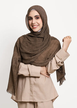 New Arrival Crinkle Rayon Hijab for Women Muslim Scarf Shawls Tie-dye Headscarf Wraps Plain Modal Cotton Islamic Turban Ramanda