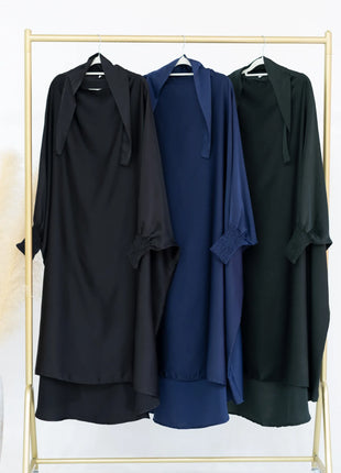 Ramadan Muslim Dress Girls Kids Prayer Garment Hijab Dress  Child Hooded Abaya Full Cover Niqab Islam Dubai Eid Robe 2023 jilbab