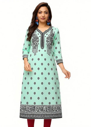 National style Women Kurtta Casual Fashion Dress Slit hem Straight Tube Casual Ethnic Flower Muslim Kaftan Turkish Abaya Morocco