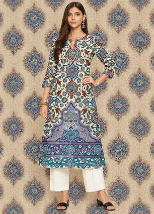 National style Women Kurt Casual Dress Kurtta Straight Casual Ethnic Flower Mandarin 3D Design Suitable Ladies Abaya Muslim