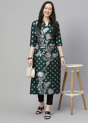 Muslim Women Kurt Fashionable And Elegant Straight Tube Casual Peacock Pattern New Comfortable Dress Islamitische Dames Kleding