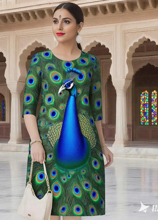 Muslim Dress Kurt Fashionable Elegant Straight Tube National Style Flowers Pattern Noble Skirt Slit Hem Abito Donna Musulmana